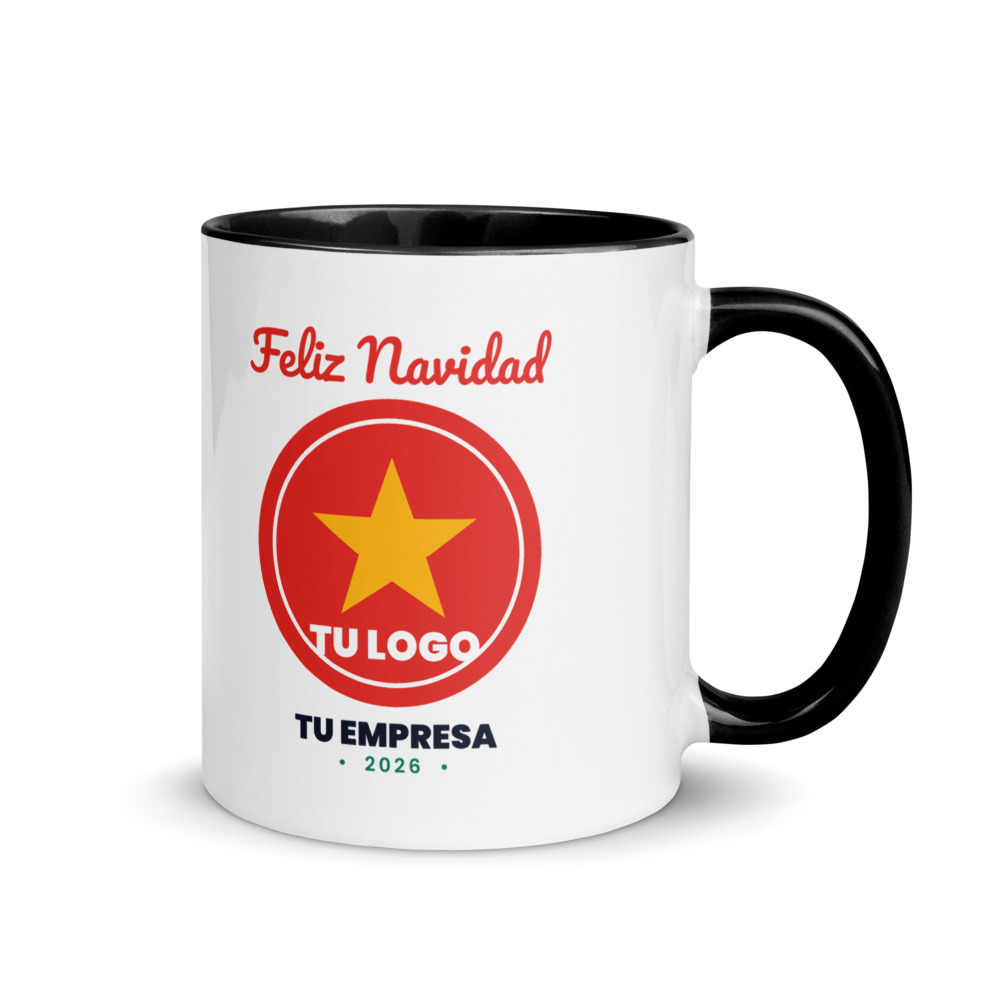 Taza con color interior personalizada